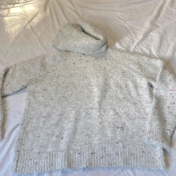 Lou & Grey for LOFT Ladies Speckled Confetti Cowl Neck Soft Sweater S - Picture 1 of 6